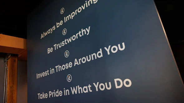 Values on the wall