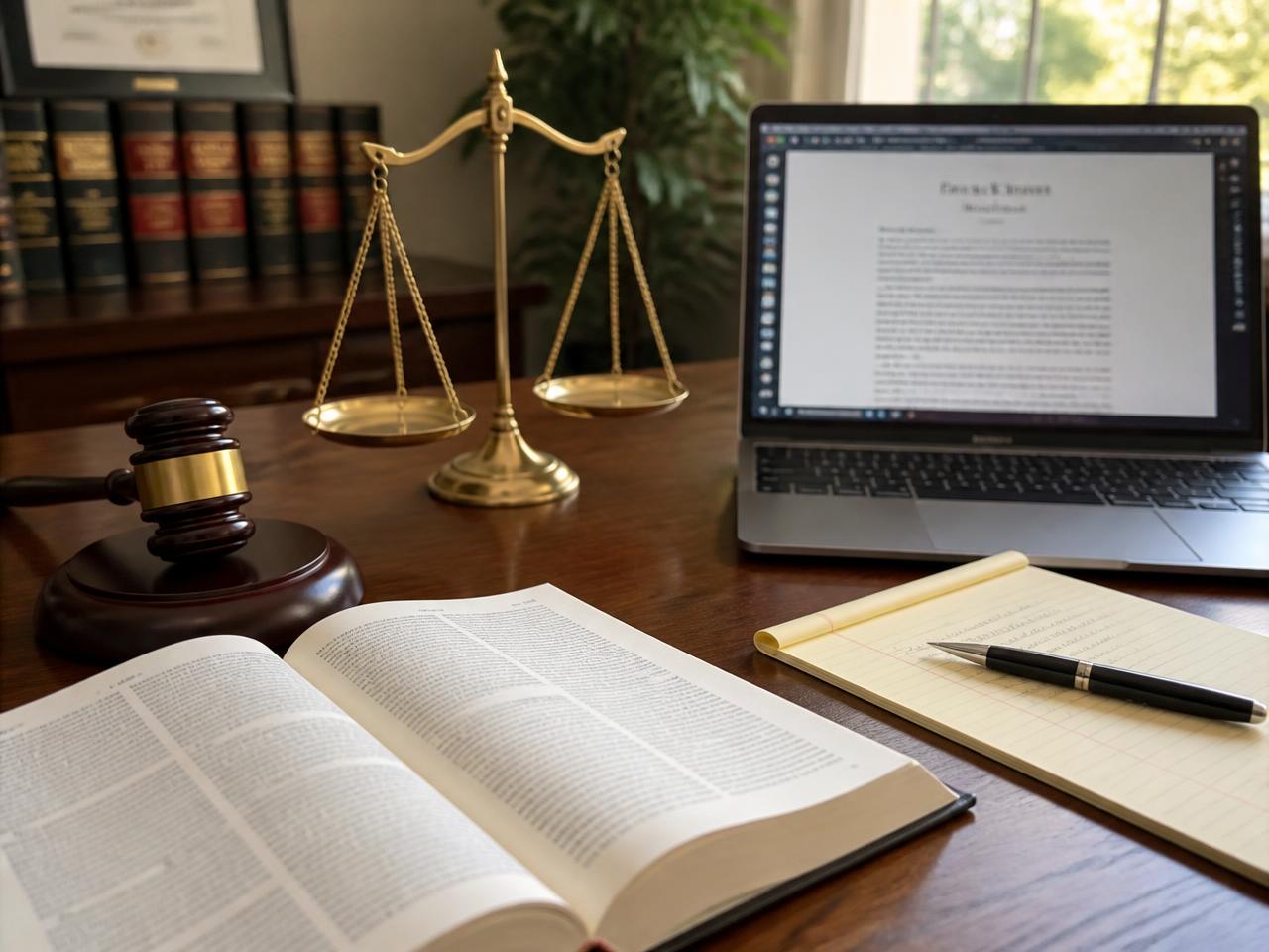 Legal team at work